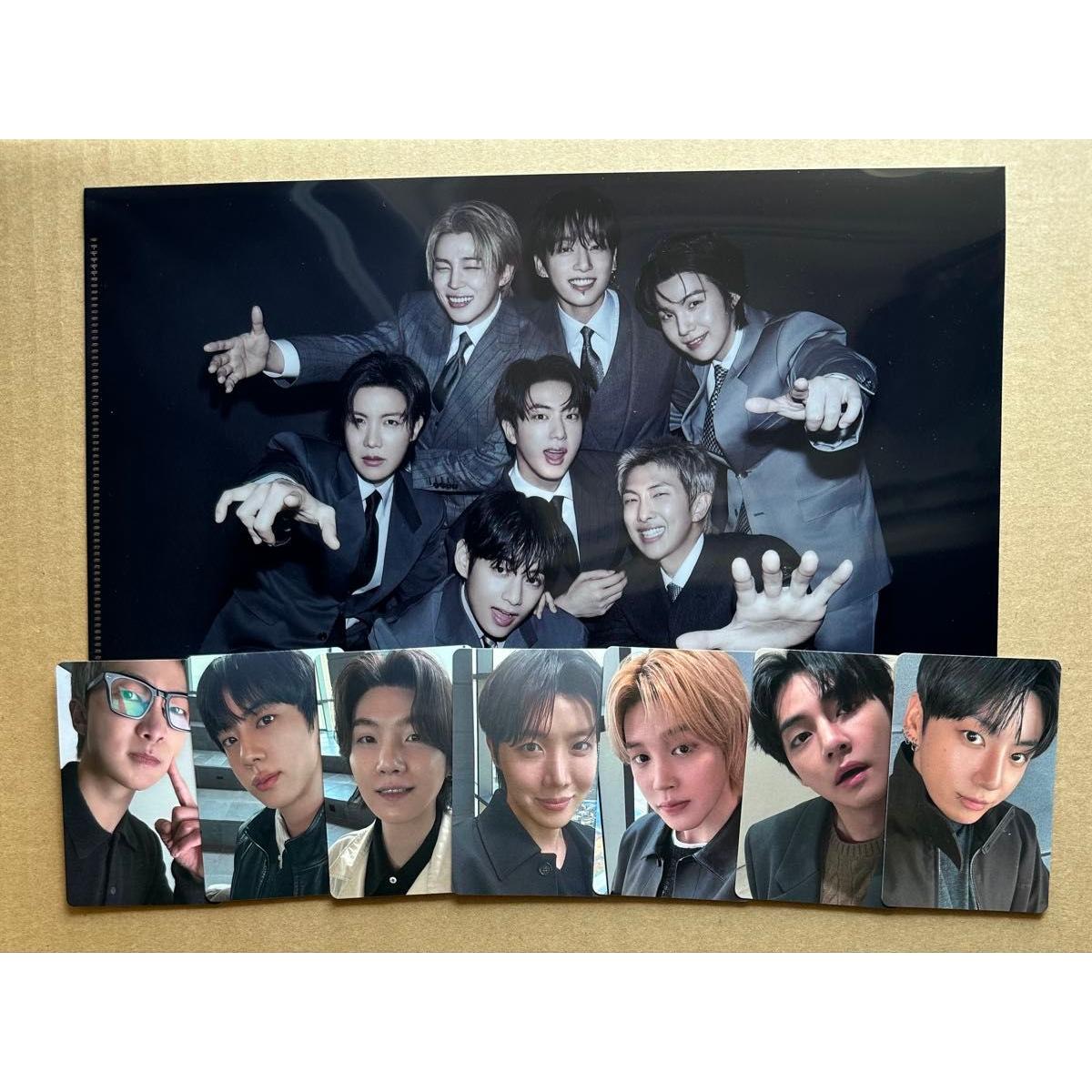 Used BTS Album ARIRANG Official Universal Music Store Limited Bonus Photo Card Clear File