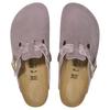 Birkenstock Boston Braided EVA Abrasion Resistant Closed Toe Slippers Women's Purple Regular Loose Fit 1029115