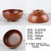 Large wooden bowl for insulation, top grade anti-scalding wooden bowl, wooden salad bowl