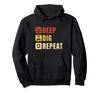 Beep Excavation Repeat Metal Detector Dirt Magnet Fishing Hoodie