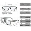Photochromic Sunglasses for Men Women Classic Square Shades Outdoor Sports Cycling Color Change Dark Eyewear