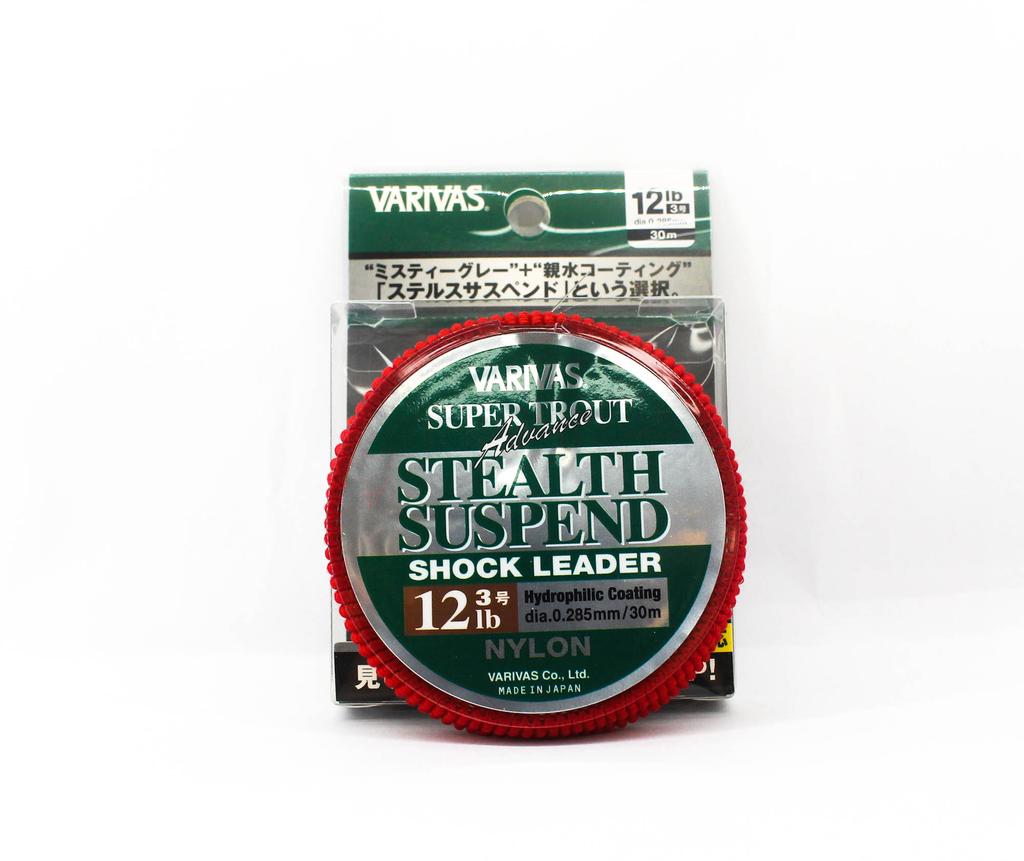 Varivas Nylon Super Trout Advance Stealth Suspend Leader 30m 12lb (1454)