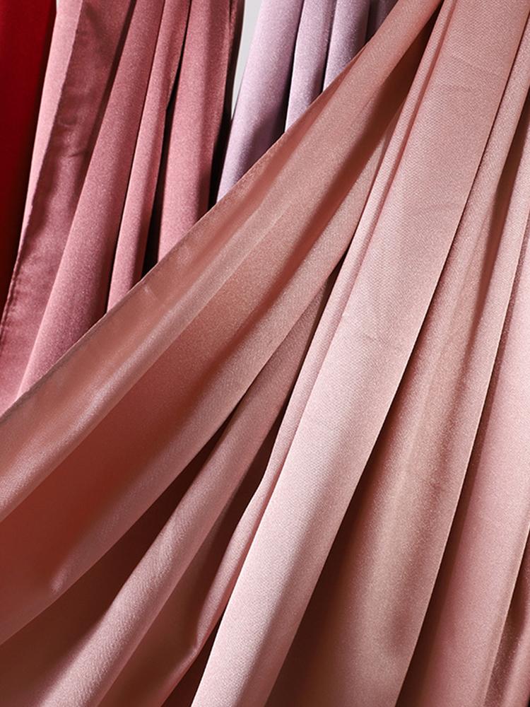 Luxury Satin Hijab Femme Solid Women Imitation Silk Beach Wrap Silk Scarf Shawls Bandana Muffler Scarves Bufandas Mujer Stoles
