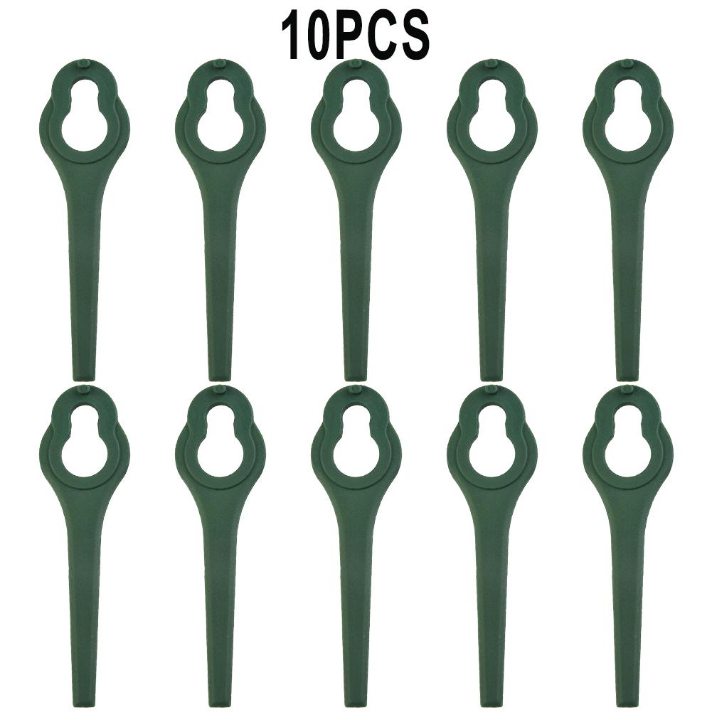 10PCS Lawnmower Blades For Ferrex FAR 20-1 20V/40V Cordless Grass Plastic Blades Grass Cutting Blade Replacement
