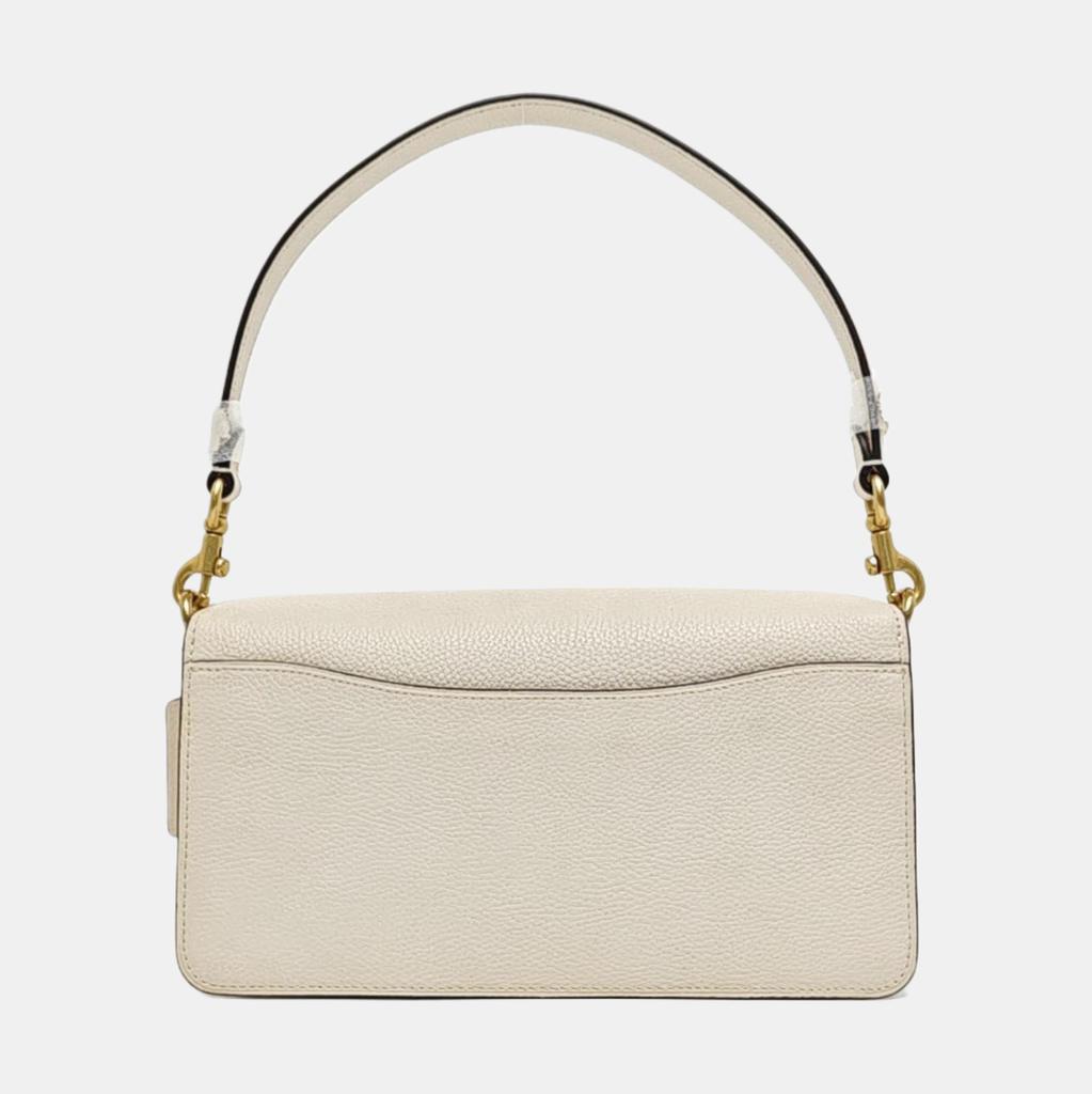 [Pre-Owned] Tabby 26 White Leather Crossbody Bag Handbag Shoulder Bag Gold Hardware Detachable Strap - Unused #GNG3EC