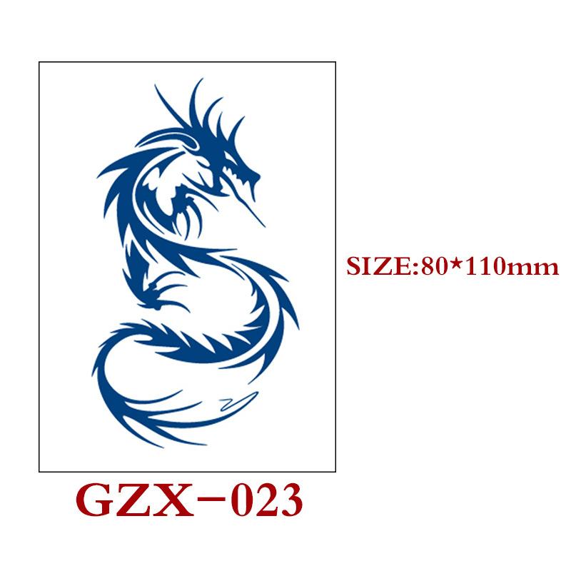 Herbal Semi-Permanent Tattoo Sticker, Semi-Permanent Tattoo Sticker, Waterproof, Sweat-Proof Tattoo