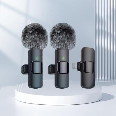 Cross-Border Wireless Lavalier Microphone K1: Dual Live Intelligent Noise Reduction Mini Mic