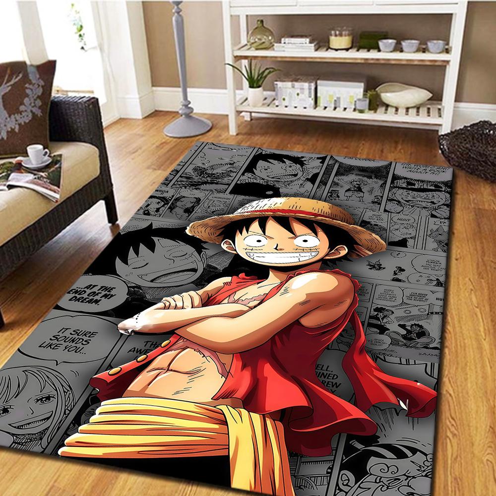 Monkey D. Luffy Cool Movie Carpet, Digital Print Floor Mat, Home Decor Rug for Bedroom, Living Room Mat -HYQ52
