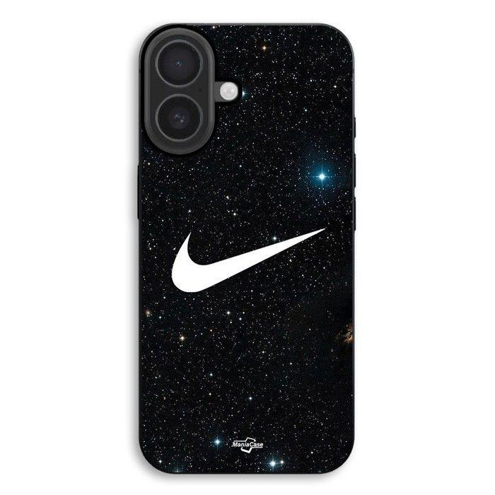 Coque de téléphone - MANIACASE - iPhone 17 - Silicone TPU - Noir - Galaxie étoilée