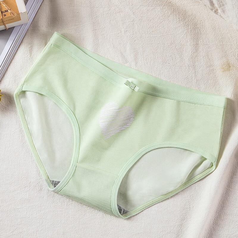 LANGSHA Women's Pure Cotton Breathable Triangle Briefs 5-Pack