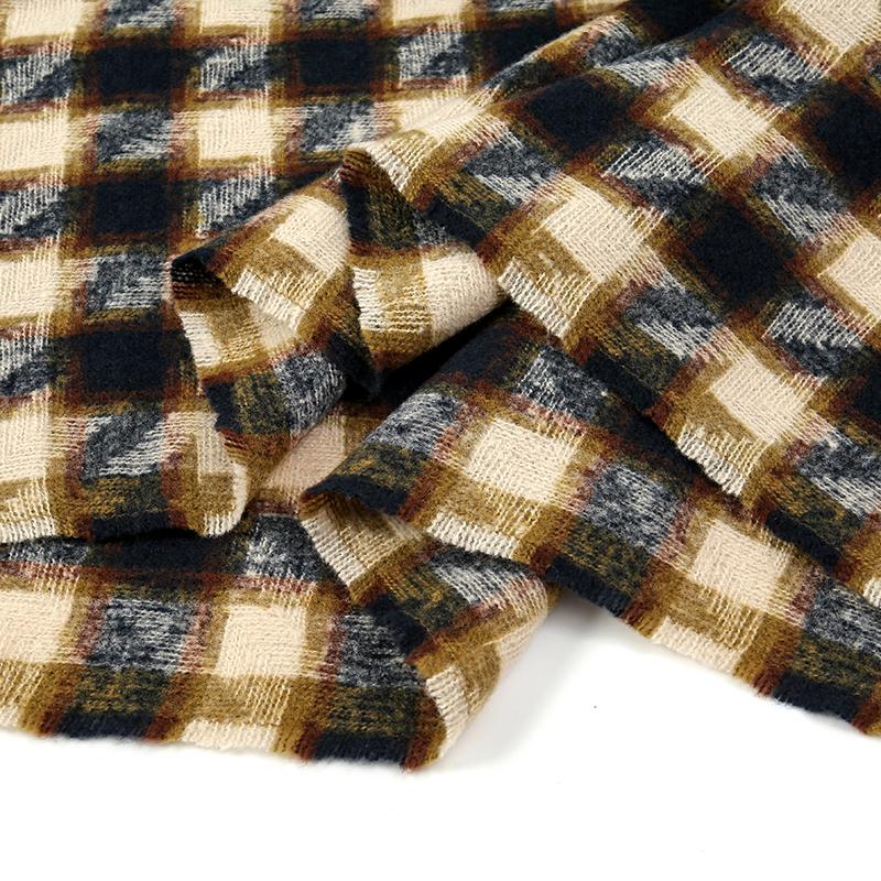 Vintage Plaid Pashmina Shawl Scarf For Woman Winter Warm Scarves Fashion Long Wraps Thick Cashmere Like Muffler Foulard Scarf