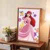 DIY Diamond Painting The Princess and The Fish Cross Stitch Kit Mosaic Art Diamond Painting Full Circle Diamond Home Decoration