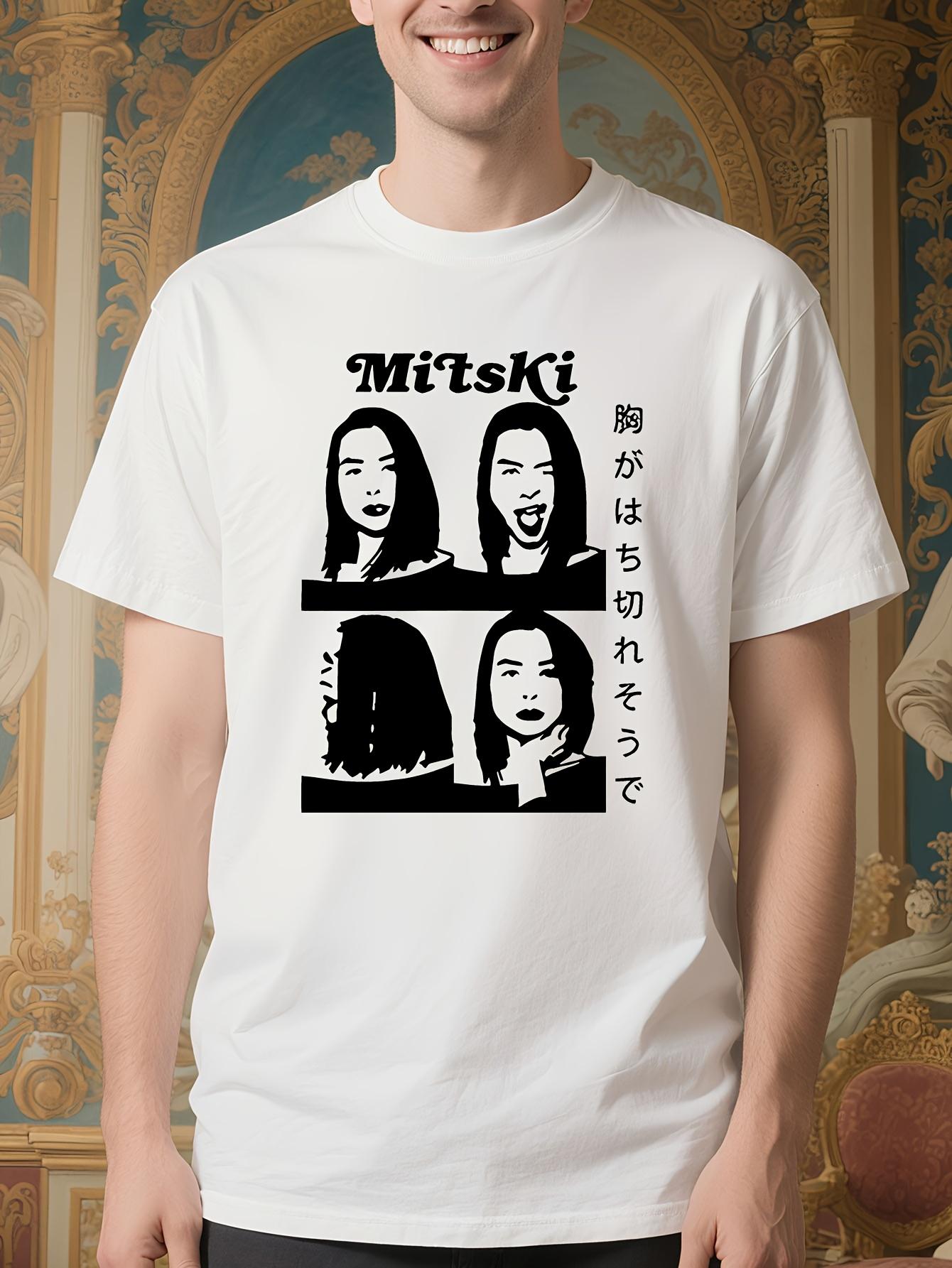 Mitski Band Graphic Tee - Japanese Manga Harajuku Print T-shirt L