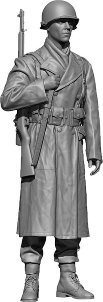 H3 Model WW2 US Army Rifleman Battle of the Bulge Resin Kit HS24091 1/24 (Man)