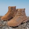 New Men's Hiking Boots High Top Combat Training Boots Anti Slip Snow Boots Field Desert Boots Outdoor Cycling Shoes