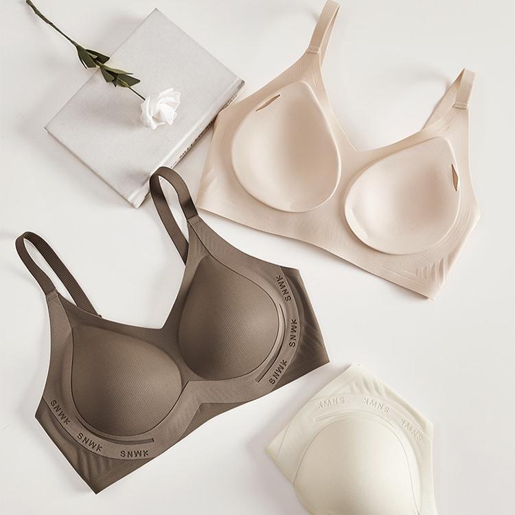 Anti-sagging Underwear Women's Gathering Bra Seamless Bra Top Support Adjustable Bra Push Up Bra