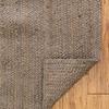 Teppichläufer 100% Naturjute Geflochten Handgefertigter Teppich Moderner Rustikaler Look Bereichsteppich