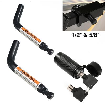 5/8" 1/2" Zámek čepu tažného zařízení s klíči pro RV Truck Tažné zařízení Univerzální zámek tažného zařízení proti krádeži