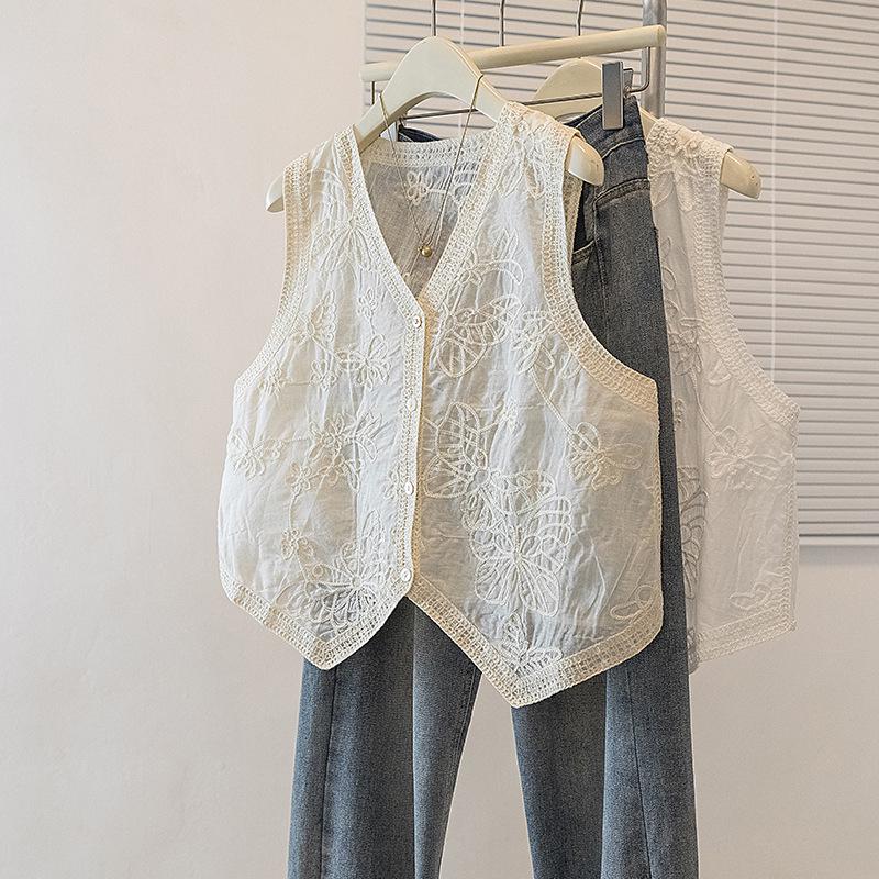 Chic Plus Size Korean Crochet Two-Piece Set – Versatile, Loose, and Slimming XL