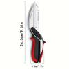 1pc Kitchen Scissors – Stainless Steel Blade Cutting Board Scissors| Tomato Fruit Vegetable Cutter for Meat Cheese5