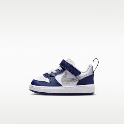 Nike Court Borough Low Recraft TD  White Metallic Silver  27