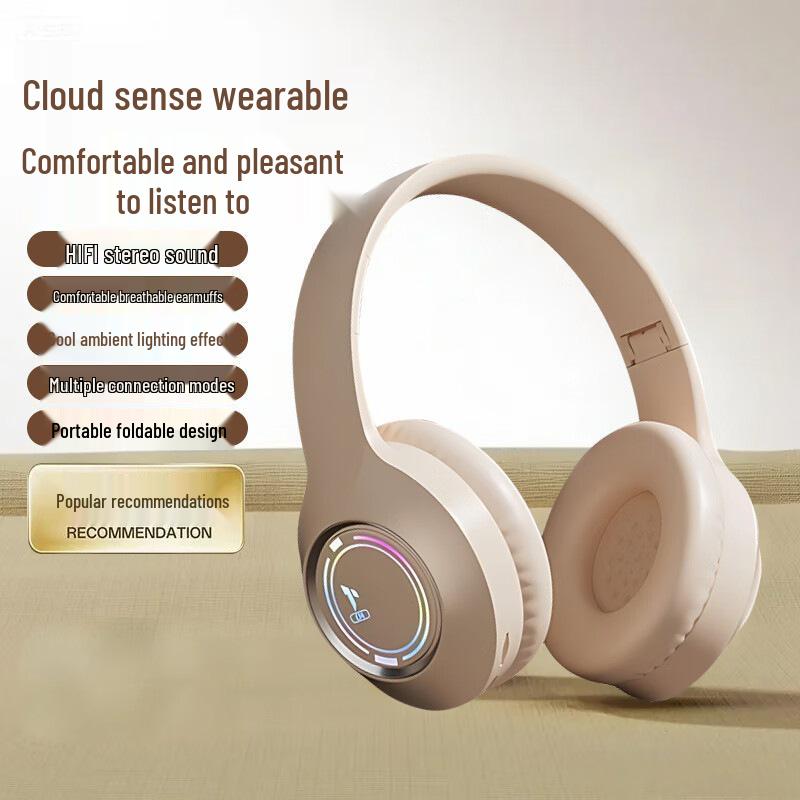 M3 Wireless Bluetooth Noise-Canceling Headset with Breathable Earcups & Ultra-Long Battery Life
