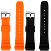 For Casio Diving Watch Swordfish MDV-106 MTP-VD01 MDV-107 Efr-303l Series Resin Silicone Strap Green 22mm Water Proof Watchband