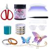 UV Resin Clear Epoxy Hard Resin Sunlight Curing Quick Starter Kit Jewelry Making Kit Suitable for Coating Crafting