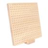 Crochet Blocking Board for Knitting Rubber Wood Crochet Square Blocking Mat with 20 Rod Pins 23.5cm