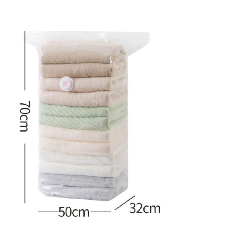 2pcs Vacuum Compression Bags Clothes Blankets Shirts Pillows Storage Bags Thickened Large Capacity Sealed Bag Without The Need for A Vacuum Pump