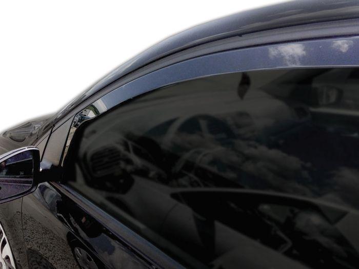 Air Deflectors - SCOUTT - Volkswagen Polo 3D - Smoked - Reinforced Acrylic - Easy Installation