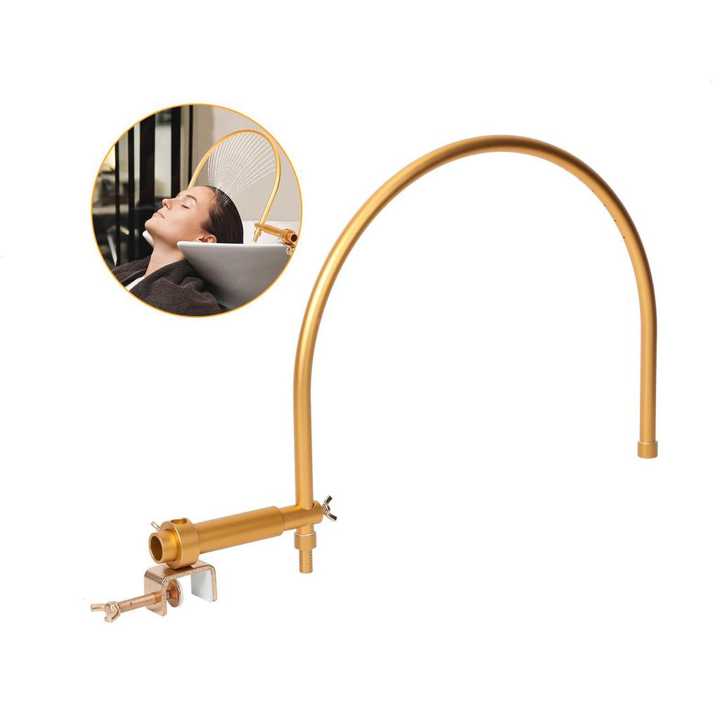 Adjustable Water Circulation Flushing Head Portable Shampoo Bowl Waterfall Head Spa Flushing Bed Bent Pipe Accessories