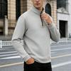 Autumn/Winter Men's Half-Zip Stand Collar Loose-Fit Casual Commuter Business Check Sweatshirt