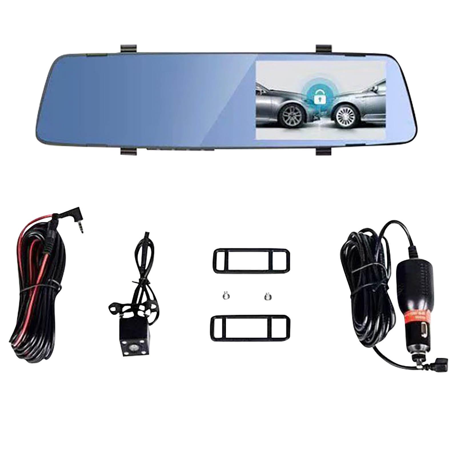 

4,5-дюймовый объектив высокой четкости 1080P Starlight Night с обратным изображением видеорегистратора One Size чёрный