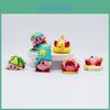 Cute Cartoon Beach Star Kirby Pvc Figure Cake Model Decoration Car Ornament 6cm