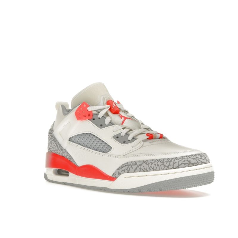Air Jordan Paris Saint-Germain x Jordan Spizike Low Sail Infrared Unisex Sneakers Cream Infrared-23 Wolf-Grey HF8827-100