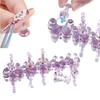 Press On Magnetic Nail Holder Shiny Nail Art Display Kit Firmly Nail Tip Practice Stand  Beginner