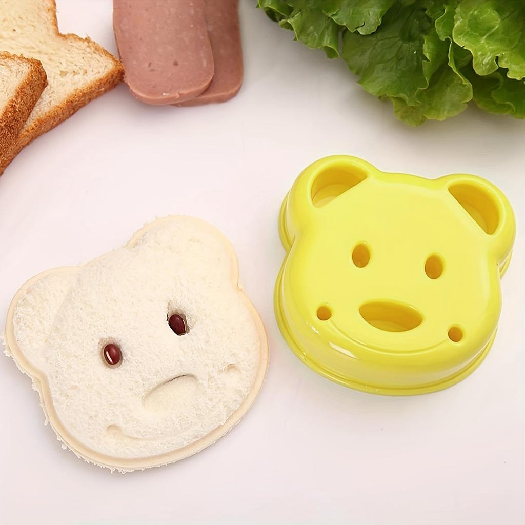 Cartoon Bear Shaped Sandwich Mold, Creative DIY Bread Cutter Tool (1-Pack)