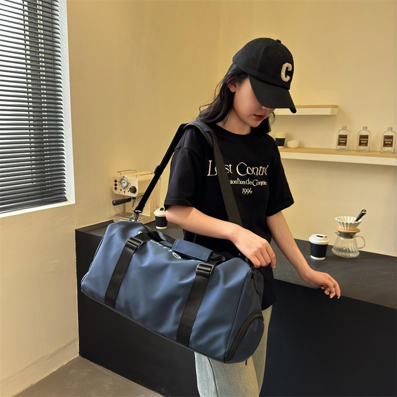 Men's and women's sports yoga bag, casual commute, hand-held travel bag, wet and dry separation training, tie rod fitness bag