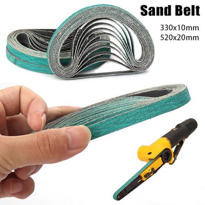 1Pcs 10x330/20x520mm Sanding Belts 40-120 Grits Wood Soft Metal Polishing Sandpaper Abrasive Bands For Belt Sander Abrasive Tool