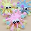 Glow Flash Cartoon Hedgehog Fidget Toys Hedgehog Glow Flash Ball Ball Kids Toy Squeeze Balls