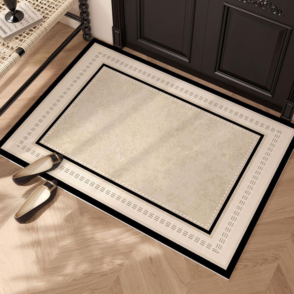 Entrance Door Mat Non-slip Wear-resistant Dirt-resistant Carpet Semi-circular Simplic Texture Garden Rug Outdoor Home Decor Mats