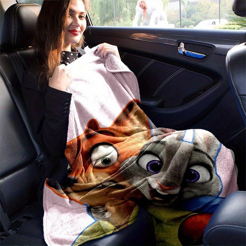 1pc, Zootopia Nick & Judy Blanket Soft Throw for Home Decor, Couch Cover, Travel, Camping, Car, Beach, Office Nap Perfect Gift for Friends
