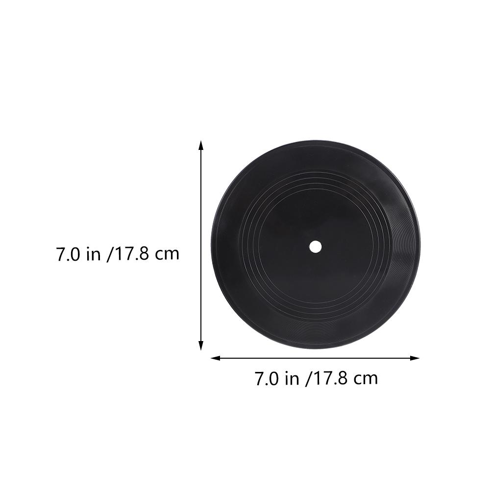 3 szt. Dekoracja Płyty Winylowej Puste Płyty Ozdoby Wnętrz Artykuły do Domowego Baru Estetyka Vintage Ściana Retro Fałszywy Prezent