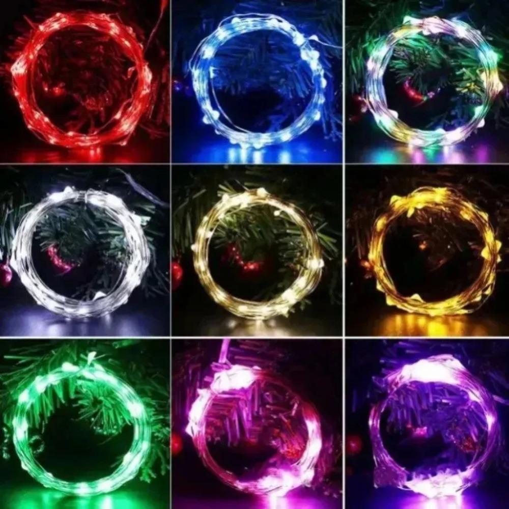 8 Function Remote Control LED Fairy Lights USB String Lights Christmas Garland for New Year Wedding Party Tree Garden Decoration