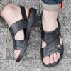 Non Slip Sandals for Men Wearing Thick Soled Waterproof Beach Shoes Outdoors In Summer Middle-aged Men's Slippers