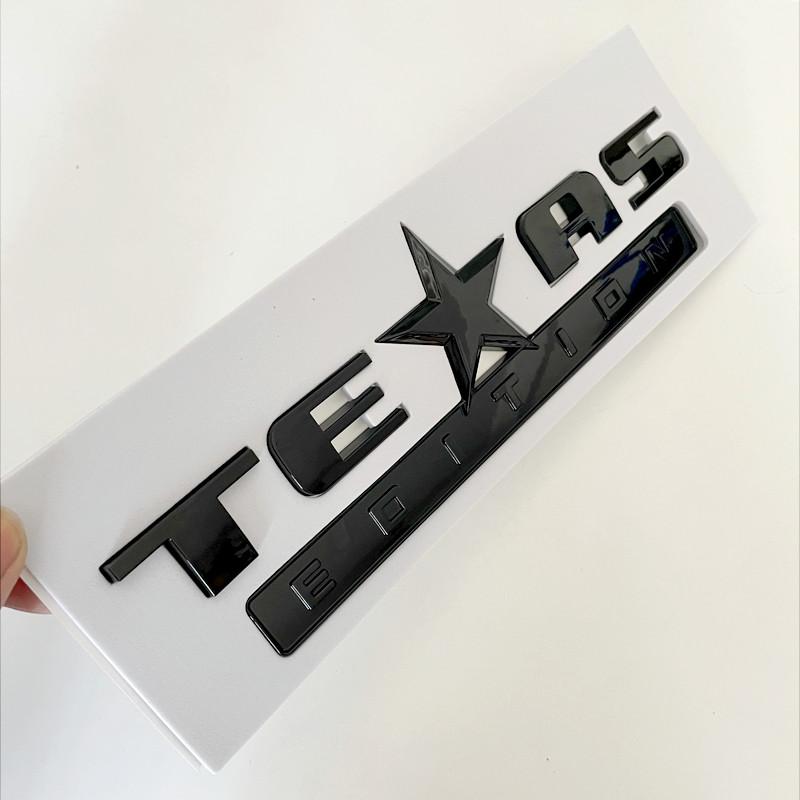 Black Chromed Car Letters ABS 3D for Jeep Renegade Wrangler Patriot Texas Edition Logo Badge Sticker Suitcase Accessories