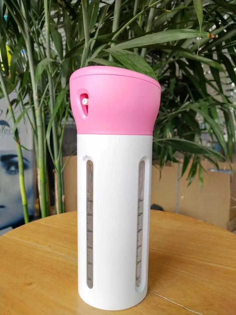 4 in 1 40ml Portable Travel Liquid Dispenser Bottle Empty Sub-bottle Press Container Bottles Perfume Shampoo Conditioner Lotion
