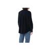 Polo Ralph Lauren FW22 Solid Logo Polo Long Sleeve Shirt Men Shirts Black 710853123V-003