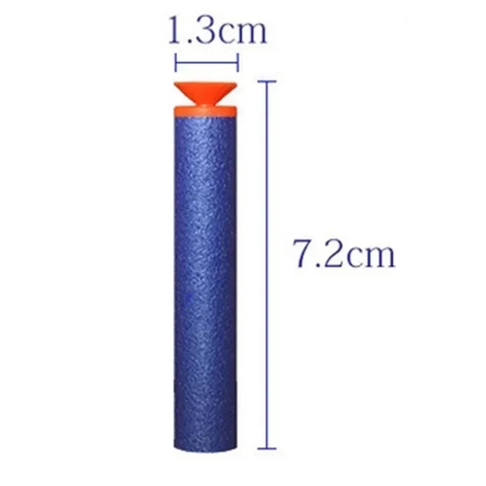 B2BHigh Quality Bullets Strike,7.2cm Filled Blue Suction Cup Darts,Xmas Boys Children Toy Gun Gift